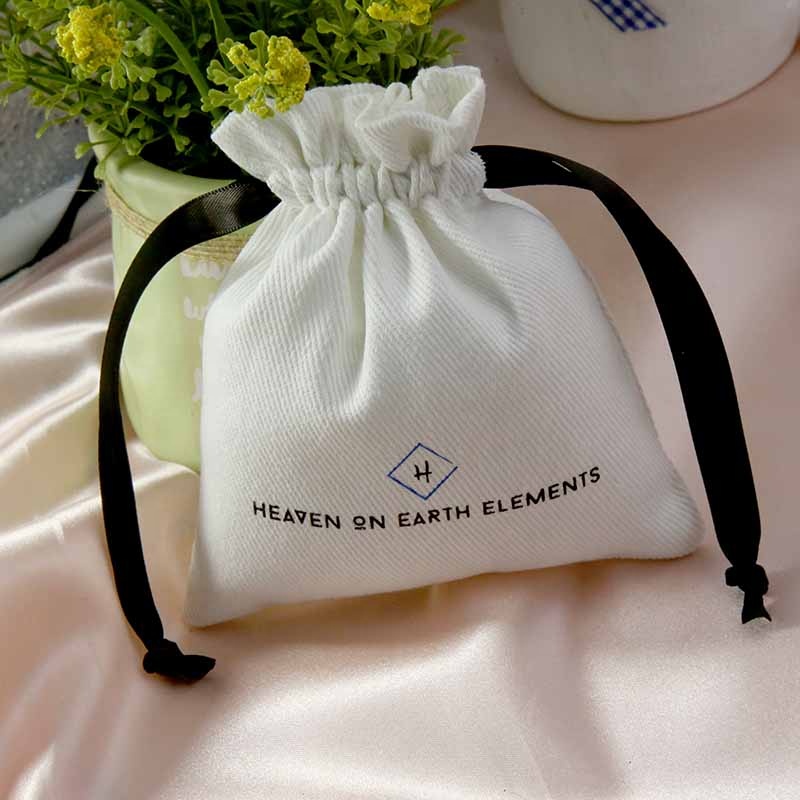 Модная хлопковая сумка на шнурке с перерабатываемым рисунком и маленькие хлопковые сумки, ювелирные изделия