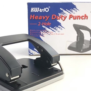 Hole <b>Punching</b> <b>Machine</b> High Quality Office Durable Manual Size 30 Sheets 2 Hole Heavy Duty Metal Punch - Product Image 2