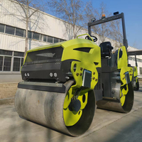 Rouleau Vibratoire à Moteur Diesel 1,2 Tonne 1,3 Tonne 2 Tonnes 5 Tonnes Roue en Acier pour Chantiers de Construction Étroits et Agriculture