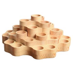 Portabottiglie per olio essenziale in legno 202405 con supporto per espositore da 31 Slot per bottiglie di olio essenziale da 15ml flacone da 10ml - Product Image 1