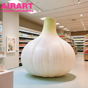 Modèle et mascotte gonflables <span class=keywords><strong>d</strong></span>'ail personnalisés pour les événements promotionnels des supermarchés de légumes - Product Image 5