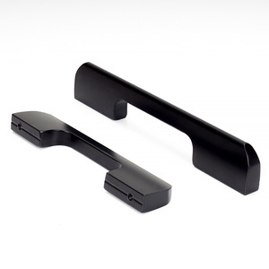 <b>Black</b> Extended Aluminum Alloy Wardrobe Door Handle Bar Minimalist Style Durable One Meter Long Cabinet Handle - Product Image 1