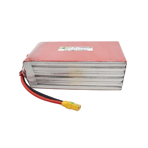 حار بيع 22AH ارتفاع معدل C بطارية ليثيوم بوليمر 6S 22.2V 22000mAh 25C 45C ليثيوم بطارية ليثيوم بوليمر بطاريات قابلة للشحن ل RC نموذج - Product Image 1