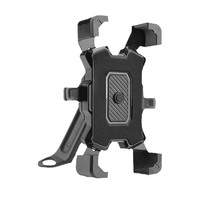 Pemegang Ponsel Universal untuk Sepeda Motor dengan Pengisi Daya untuk Smartphone 4.7/6.8 Inci, Pemegang Ponsel Mobil Fleksibel dari Bahan ABS.