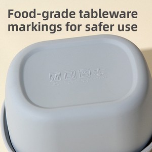 Coperchio per Contenitore Pranzo in Silicone Puro Personalizzato, Resistente alle Alte Temperature e Adatto al Microonde, Ciotola per Riso Resistente al Frigorifero, Contenitore per Alimenti - Product Image 5