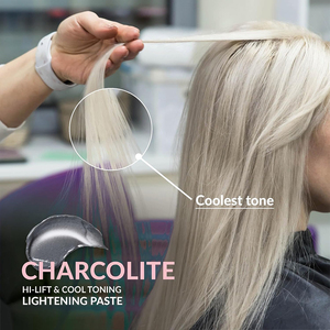 Polvere Decolorante per Capelli al Carbone Attivo <span class=keywords><strong>con</strong></span> Plex - Schiarisce e Tonifica in 1 Solo Passaggio - Schiarisce fino a 10 Livelli - Product Image 6