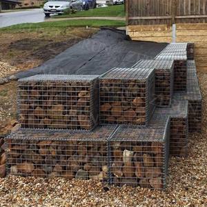 Sıcak daldırma galvanizli taş tutma duvarı kaynaklı <span class=keywords><strong>Gabion</strong></span> kare delikli bükme ve kesme hizmetleri özelleştirilebilir boyut 100*50*30 - Product Image 5