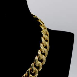 Collar bañado en <span class=keywords><strong>oro</strong></span> de <span class=keywords><strong>18</strong></span> quilates estilo hip-hop para <span class=keywords><strong>hombre</strong></span> y mujer, Gargantilla, estilo cubano, Europa y Estados Unidos - Product Image 3