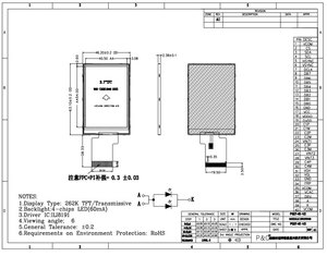 Polcd 2.7 inch LCM mô-đun màn hình 960x240 RGB giao diện 40 pin TFT <span class=keywords><strong>LCD</strong></span> hiển thị cho huyết áp màn hình - Product Image 6
