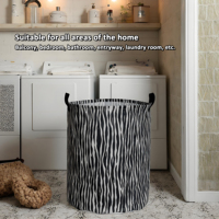 Panier à linge pliable en toile de polyester, grand panier à linge sale pliable avec logo personnalisé pour salon et salle de bain