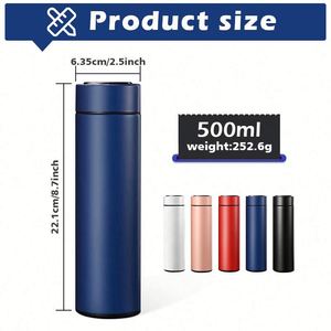 แก้วน้ำสแตนเลสแบบกำหนดเอง ปราศจากสาร BPA ผนังสองชั้น เก็บอุณหภูมิ พร้อมหูหิ้ว - Product Image 5