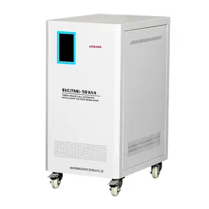 Régulateur de tension automatique à courant alternatif triphasé de haute qualité Protection forte 90kva