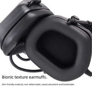Casque tactique style 5.0 étanche en ABS pour la <span class=keywords><strong>chasse</strong></span> et le tir en extérieur, sans réduction <span class=keywords><strong>de</strong></span> bruit ni fonction <span class=keywords><strong>de</strong></span> capture sonore - Product Image 2