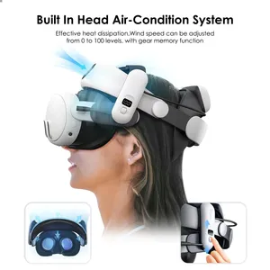 <span class=keywords><strong>BOBOVR</strong></span> S3 Pro Super Strap อุปกรณ์เสริม VR ใช้ได้กับ 3S พร้อมระบบปรับอากาศที่ศีรษะ แบตเตอรี่แบบถอดเปลี่ยนได้ 10000mAh - Product Image 4