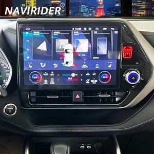 Écran QLED 13 pouces pour TOYOTA KLUGER Highlander 2021 2022 Autoradio Lecteur multimédia GPS 2 Din Carplay Enregistreur de cassettes Android 13 - Product Image 1