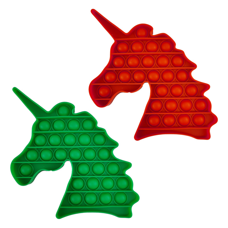 Licorne vert/rouge