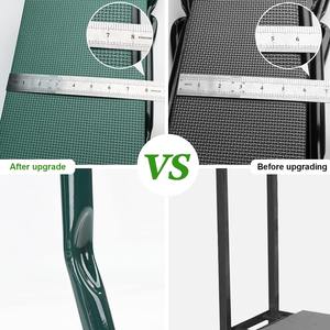 Custom <b>Garden</b> Kneeler Seat with Thicken Widen Soft Kneeling Pad Heavy Duty Foldable Gardener <b>Stool</b> with 2 Tool Pouches Gifts - Product Image 4