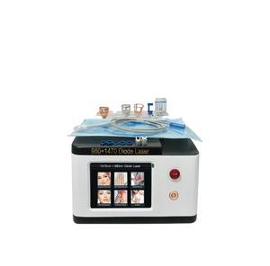 980nm 1470nm 6 in 1 Diode Laser <b>Machine</b> for Lipolysis Laser Fungus Nails Physiotherapy and Face Skin Endolift Laser - Product Image 2