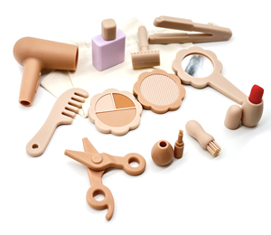 Ensemble de maquillage pour enfants en silicone, 12 pièces, pour filles, jouet de maquillage pour les tout-petits, petites filles - Product Image 6