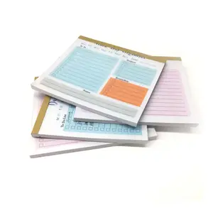 Venta al por mayor 4 diseños personalizados Bloc de notas planificador semanal Agenda PVC lista de tareas listas de notas