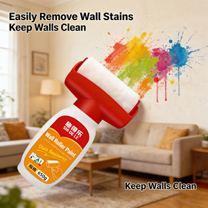 Bunkerway Acrylic Resin Interior Wall Repair Coating Liquid with Titanium Dioxide (TiO2) Home Use Brush <b>Roller</b> Application - Product Image 5