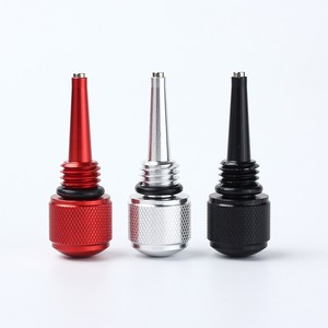Oil Drain <b>Plug</b> M18x2.5 Aluminum Alloy Red Silver Black For Motorcycle Lubrication System <b>Replacement</b> - Product Image 1