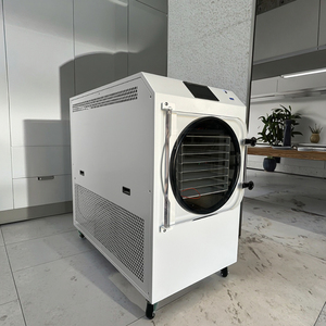 เครื่องอบแห้งแบบแช่แข็งสำหรับใช้ในบ้าน ระบบอัตโนมัติ พร้อมปั๊ม PLC สแตนเลสสุญญากาศ สำหรับกาแฟ <span class=keywords><strong>สมุนไพร</strong></span> และอาหารสัตว์เลี้ยง - Product Image 3