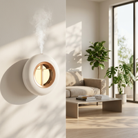 Diffuseur d'huiles essentielles ultrasonique AeroScent 120ML, diffuseur d'aromathérapie USB avec lumière tactile et minuterie pour la maison