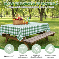Nappe de banquet jetable réutilisable en polypropylène 100% ignifuge, écologique, résistante, de type lin, Fabric Mate
