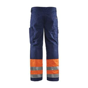 BLAKLADER - 186218115389C154 <b>Hi</b>-<b>Vis</b> winter trousers <b>Orange</b>/Navy blue - EAN 7330509369876 <b>HI</b>-<b>VIS</b> WORKWEAR - Product Image 2