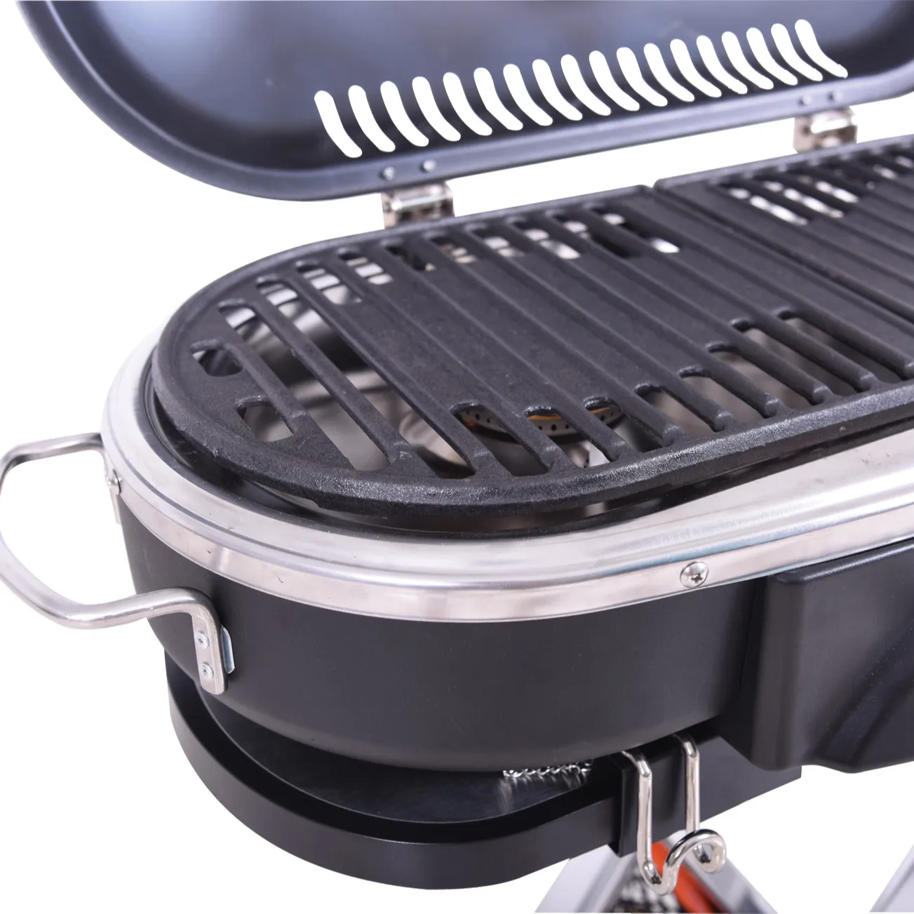 Professional Commercial Restaurant Bbq Kitchen Grill Gas Rock Grill Bbq Gas Grill