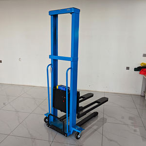 Carretilla elevadora apiladora de carga automática 500kg 1000kg Elevador de palés apilador de elevación automático portátil semieléctrico - Product Image 4
