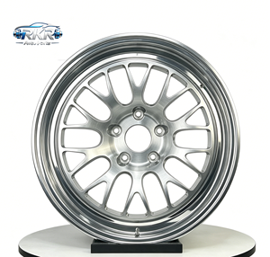 Cerchio RKR 20 pollici a <span class=keywords><strong>5</strong></span> razze, concavo, argento, per SUV, con guida stabile, alta resistenza, all'ingrosso, completo, pronto per l'off-road - Product Image 2
