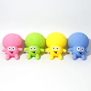 2024 New Hot sale TPR Squeeze Toys of Stretchy Explosive little Man For Kids Stress Relieve