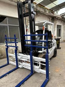 Original 2023 Used TCM 3 Ton gasoline LPG engine Forklift Triple Mast Cheap for Sale Container <b>Handling</b> - Product Image 3