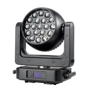 Create Lighting Party DJ Bar Decoration RGBW 4in1 19x25W Sky Beam Wash LED Moving Head Zoom Stage Light