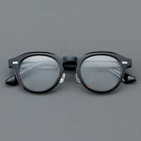 Gafas Ovaladas Retro Clásicas y Elegantes para Mujer, Montura de Acetato Premium, Lentes de Plástico Transparente, Diseño Artístico y Moderno para Uso Diario