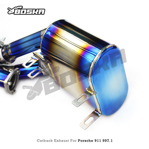 Système d'échappement Catback avec système de soupapes pour PORSCHE 911 997.1/997.2 Carrera 4S 3.6L3.8L 2004-2012 Boska, tuyau d'échappement en titane, silencieux - Product Image 3