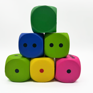 Cubo de <span class=keywords><strong>Yoga</strong></span> de Espuma de PU Personalizado de 8x8x8 cm y 10x10x10 cm, Accesorios de Ejercicio con Forma Cuadrada, Cubo de Juego de Dados para Fitness Familiar Impreso - Product Image 3