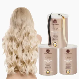 Aniti-yellow Effect Fragrant Dust Free Non-aggressive Hair Dye Bleaching Powder Oxygene Bleach Powder