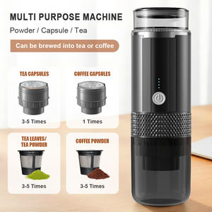 Cafetera Portátil 2 en 1 para Auto y Hogar, Extracción con un Clic para Cápsulas K-Cup y Café en Polvo - Product Image 2