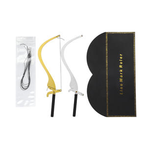 Juego de Herramientas de Microblading Ravi para Maquillaje Permanente, Regla de Acero Inoxidable para Marcar Líneas de Cejas de 22x6cm, Fácil de Usar, Práctico para Tatuajes - Product Image 2