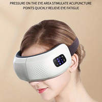 Mini écran d'affichage entièrement fonctionnel compresse chaude masseur de soins oculaires pression d'air et vibrations soulagement apaisant