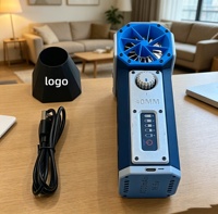 Mini ventilateur de conduit 40 mm, 500G de poussée, mini turbo-jet, souffleur USB à charge rapide, pour clavier d'ordinateur et sèche-cheveux