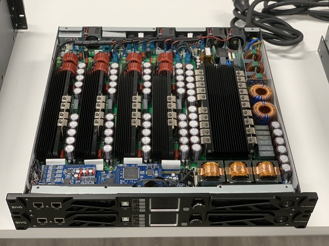 4x3000W Professional 4-channel Audio Power Amplifier Class D Digital Amplifier with DSP Stereo Subwoofer Line Array Sound System