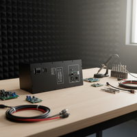 Module d'amplificateur de puissance audio avec interface XLR - Carte d'amplification active pour enceintes de scène, KTV et systèmes sonores de conférence