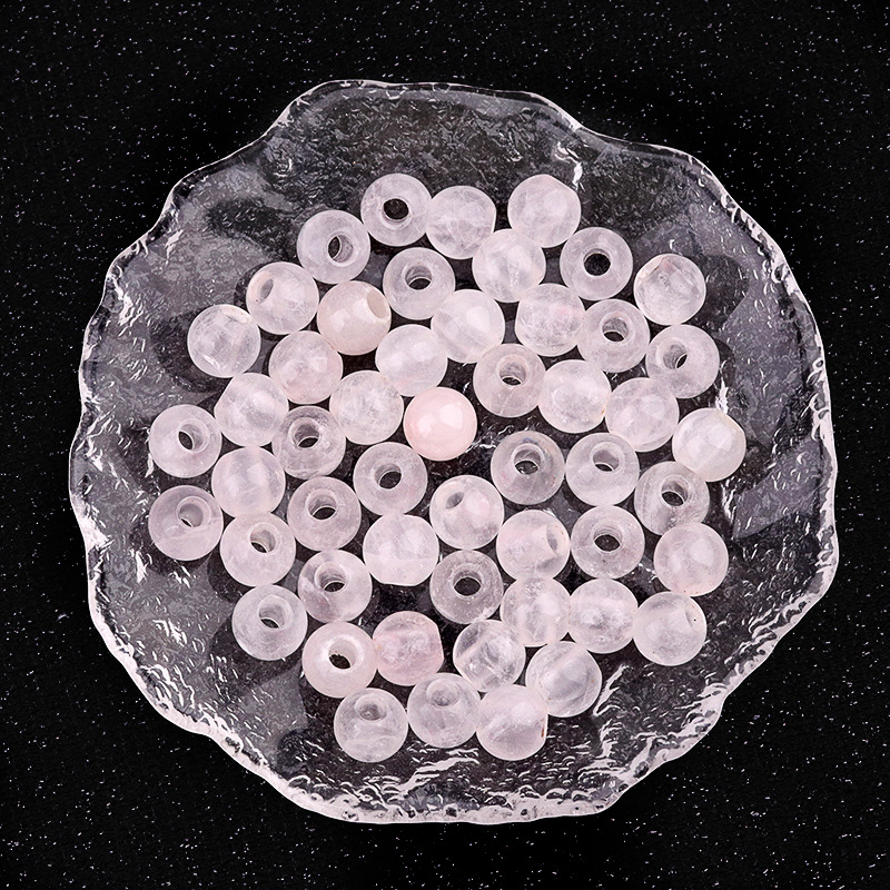 Cristal rose clair 8mm-3mm-prix par perle