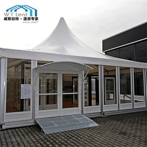 6x15m 6x18m noir aluminium polygone hexagone octogone acier panneau tente mariage événement <span class=keywords><strong>location</strong></span> articles tentes <span class=keywords><strong>camping</strong></span> extérieur étanche - Product Image 1