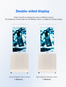 Прозрачный двусторонний цифровой дисплей INGSCREEN LCD Panel 1920*1080 FHD для рекламы на витринах магазинов - Product Image 3