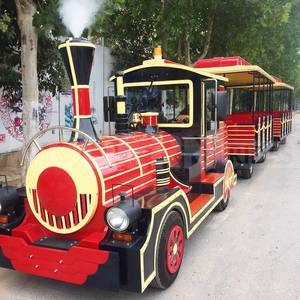 Tren a batería para niños, tren turístico infantil para escuelas y centros comerciales - Product Image 2